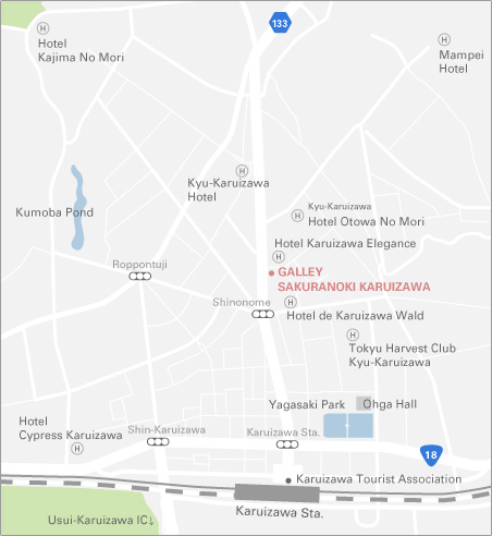 Karuizawa map