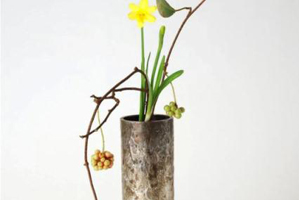 渡邊 恭成　「熔文雲海図　経筒」　7×7×23.5