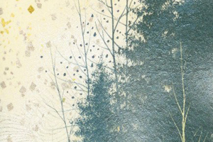 千住博　「朝の奏曲」日本画ＳＭ