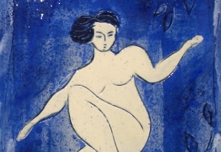 「Ceramiques」陶板 【ボンコンパンCeramiques画集+特製タトウ箱付】