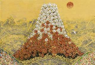 「日本の祈り」フレスコグラフ 26×33.3㎝　ギャラリー桜の木創立30周年記念制作版画　限定150部