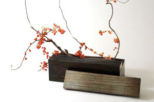 割蓋箱 へぎ/黒錆・黒箱　32.5×15.2×10.4