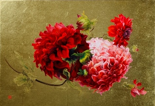 小倉亜矢子 「思い知るらむ」 日本画20号