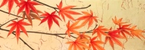 「秋の色Ⅱ」日本画 18×74cm