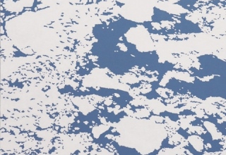 「地図」アクリル・高知麻紙  65.2×53cm