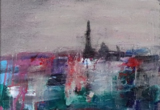 「Paris」油彩F3号