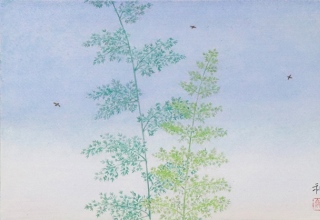「初夏」洗い出し 27×41cm