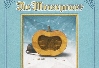 「The Mousepower」油彩、砂／キャンバス53×53cm