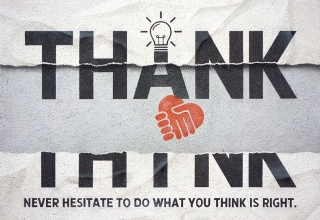 野依幸治「THINK／THANK」油彩、砂／キャンバス 33.3×45.5cm