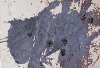 陶板画「煉」41.3×31×D2.8cm