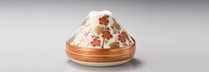 永樂而全「富士梅 香合」Ｈ5.5×Φ7.6cm