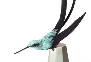 水代達史「Camouflage ‒律‒」W13×D4×H31.5cm