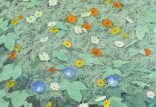 「谷戸の一隅」洗い出し 90×60cm 2022年制作