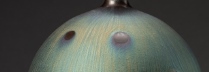 「Vase with Peacock glaze」陶磁器