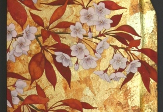 佐々木理恵子「花笑み－山桜－」日本画