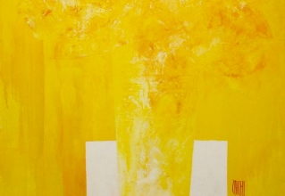 ザッキ　「太陽の花束」　油彩40号