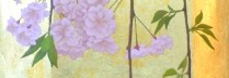 佐々木理恵子　「残桜」　90×33cm